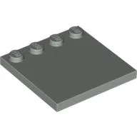 Plate Special 4 x 4, Studs on One Edge Plain] / Light Gray