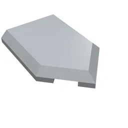 Tile Special 2 x 3 Pentagonal / Light Bluish Gray