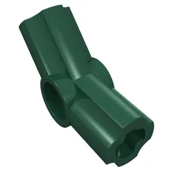 Technic Axle and Pin Connector Angled #4 - 135° / Dark Green