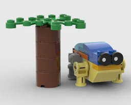 frog with tree