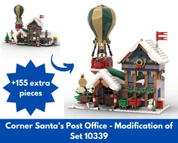 Corner Santa’s Post Office - Modification of Set 10339