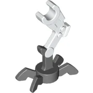 Leg Mechanical with Dark Bluish Gray Foot Print / White