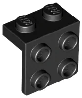 Bracket 1 x 2 - 2 x 2 / Black