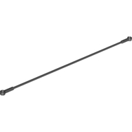 Lego Zipline, 22L with 2 Connectors - Flexible / Black