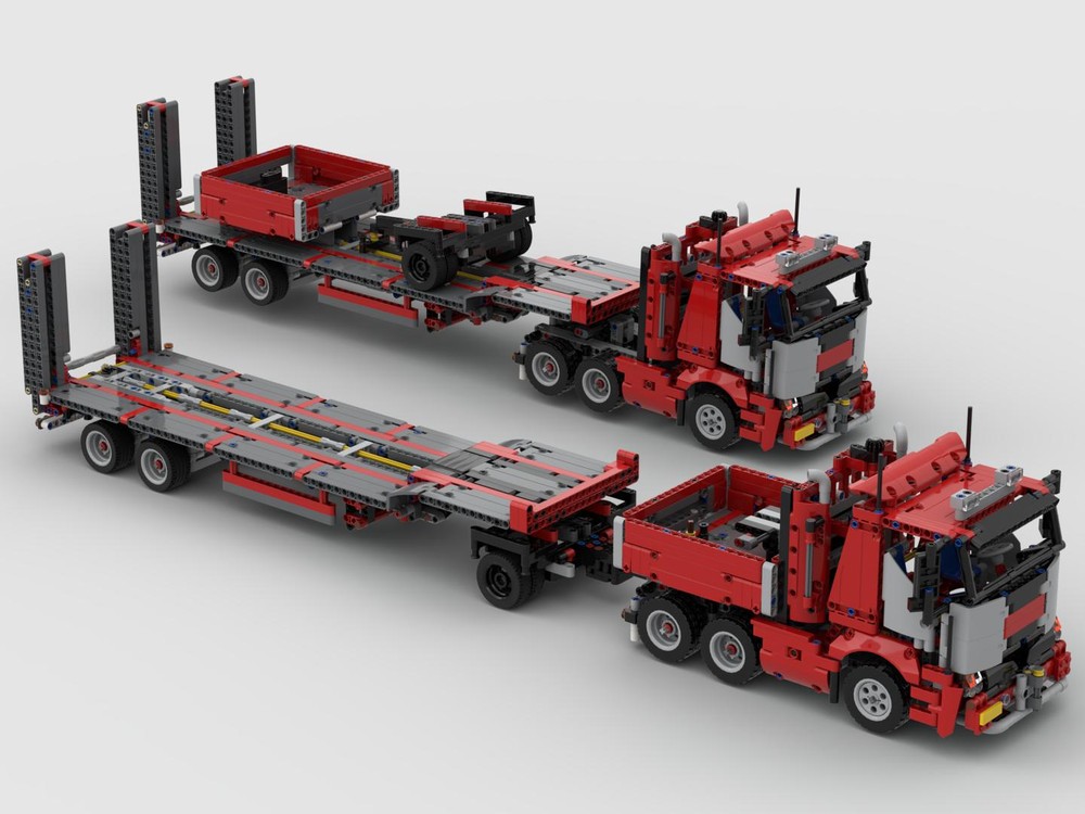 Lego Truck & Trailer 42098 C-Model (2 Versions)