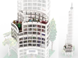 Brickman Tower: Open Plan Office & Cafeteria (2⁄9)