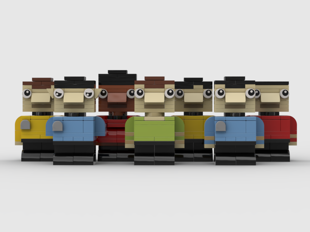 Lego Star Trek: The Original Series Cast