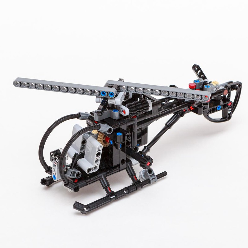 Lego Bell H 13 Sioux (42082 Rough Terrain Crane c-model)