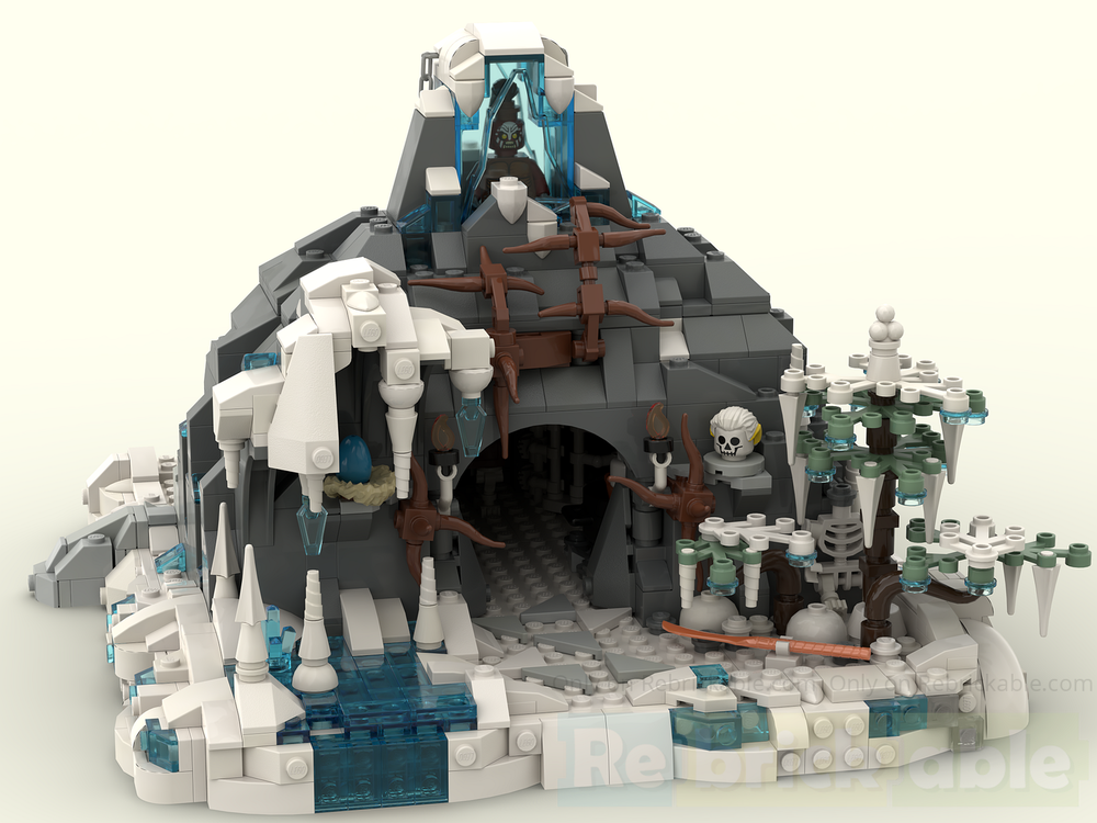 Lego Snow Troll Cave