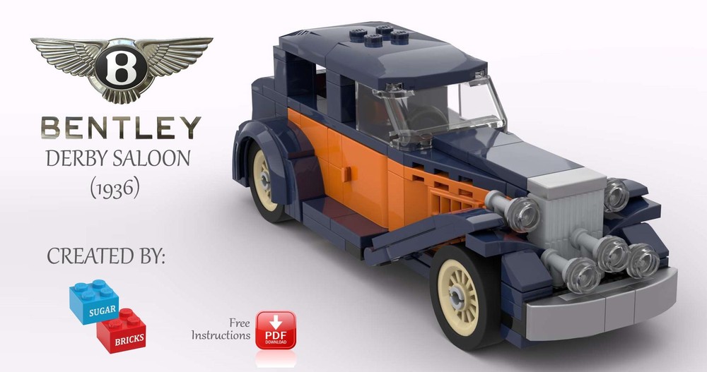 Lego Vintage Car - Bentley Derby Saloon (1936)