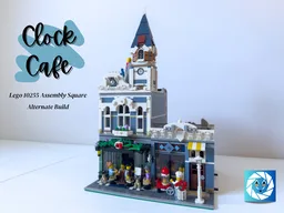 Clock Cafe - Lego 10255 Assembly Square Alternate Build