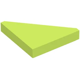 Tile 45° Cut 2 x 2 (Triangle) / Lime