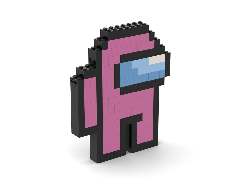 Lego Among Us Pink Crewmate