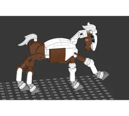 Brick-built Horse