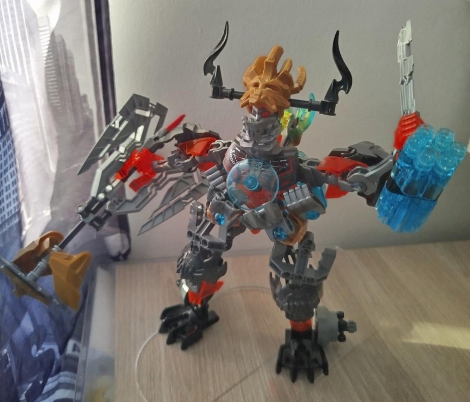 Lego The Skull Grinder merge with Mask Maker, general Grievous, Shiva and maybe a Hecatoncheir