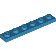 Plate 1 x 6 / Dark Azure