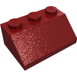Brick Sloped 45° 2 x 3 / Dark Red