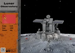 E-8 Based Lunar Observatory (1:20)