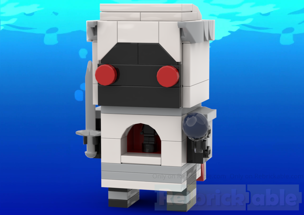 Lego Caesar BrickHead - Persona 3