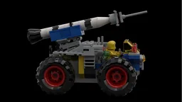 Classic Space Mobile Rocket Transporter (Pull-Back Motors)
