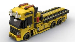 Lego flatbed car trailer