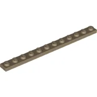 Plate 1 x 12 / Dark Tan