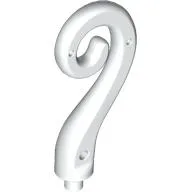 Animal Body Part / Plant, Tail / Vine Curled with Bar