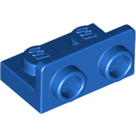 Lego Bracket 1 x 2 - 1 x 2 Inverted / Blue