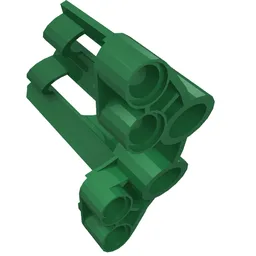 Technic Panel Fairing # 2 Large Short, Large Holes, Side B / Green