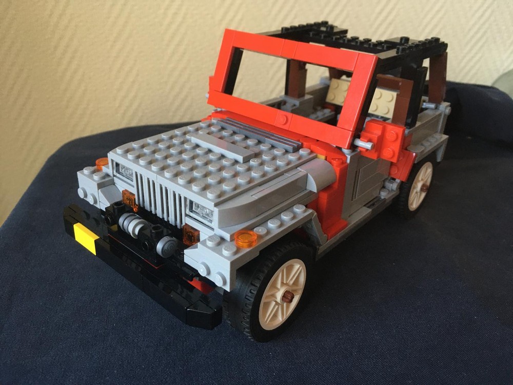 Lego JEEP YJ Jurassic Park
