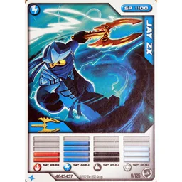 Trading Card, Ninjago Deck #2: 9 - Jay ZX - International Version / [No Color/Any Color]