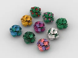 Colorful Bushes #1 for modular models