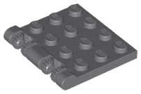 Hinge Plate 3 x 4 Locking Dual 2 Finger, 9 Teeth