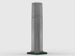 Gran Torre Santiago at 1/650th Scale