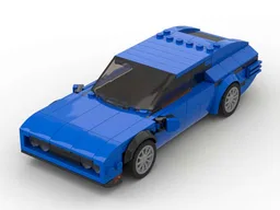 1968 Raging Bull Espada - Blue - 8 Stud Speed Champions