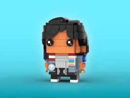 America Chavez Brickheadz LEGO MOC - Marvel Studios Doctor Strange in the Multiverse of Madness