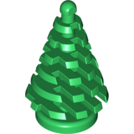 Lego Plant, Pine Tree - Small 2 x 2 x 4 / Green