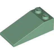 Brick Sloped 18° 4 x 2 / Sand Green
