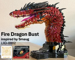 Fire Dragon Bust - inspired