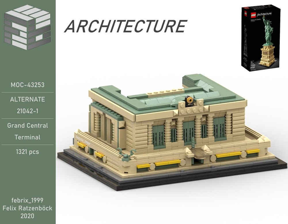 Lego Grand Central Terminal - 21042 - Alternate