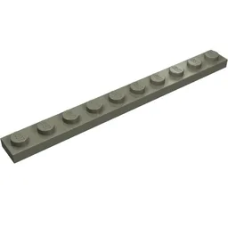 Plate 1 x 10 / Dark Gray