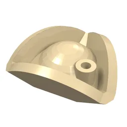 Hat Pirate Tricorne / Triangle / Tan