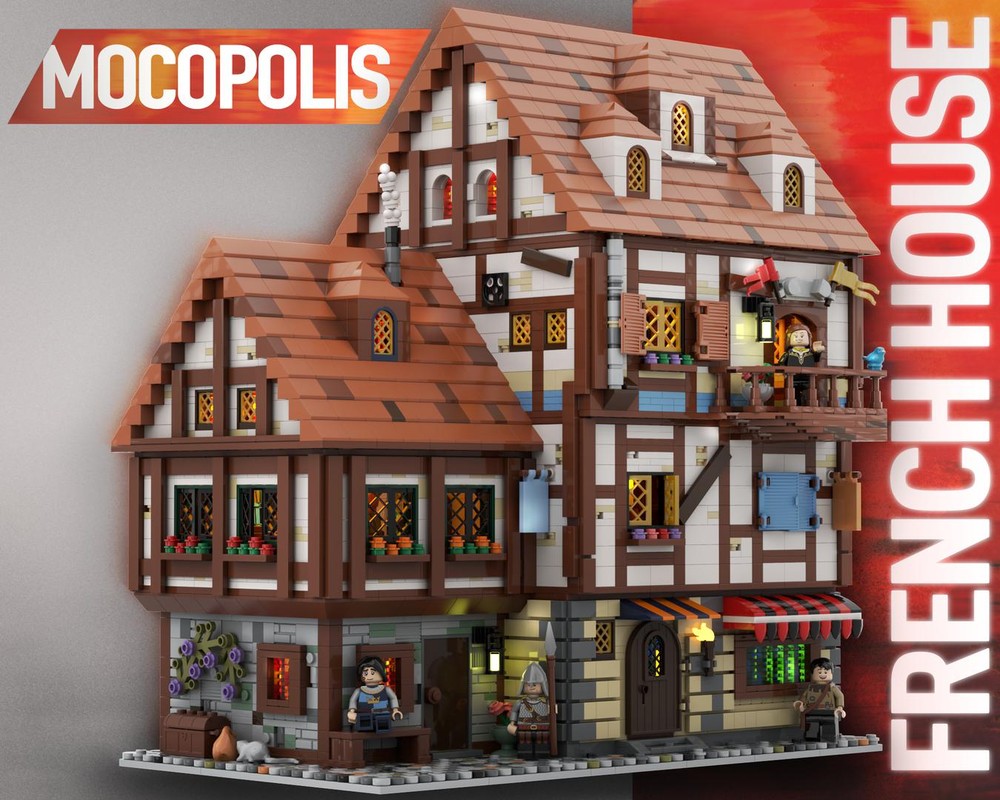 Lego Modular Medieval French House #3