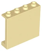 Panel 1 x 4 x 3 [Side Supports / Hollow Studs]