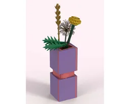 Brick Vase Quadratum Lavendula