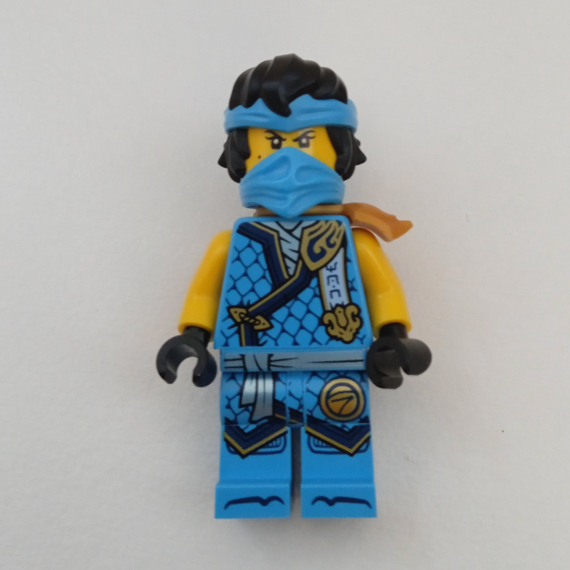Lego Nya, Dark Azure Robes, Shoulder Guard