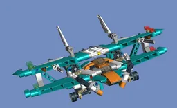 Twin Pusher Biplane