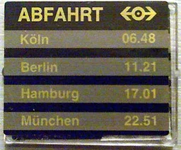 Glass for Window 1 x 4 x 3 with Train Schedule Pattern on Both Sides (Stickers) - Set 2150