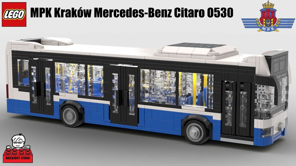 Lego MOC #69 Mercedes Benz Citaro O530 MPK Kraków Bus