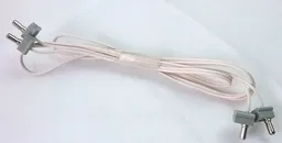 Electric, Wire 12V / 4.5V with 2 Leads, 96 Studs Long with 4 Light Gray Electric, Connector, 1-Way Male Squared (x466c96 / 765c01)